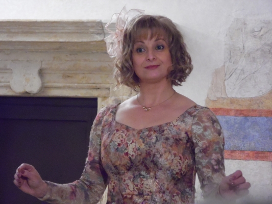 Urszula Grabowska czyta wspomnienia ze Szczepanowic